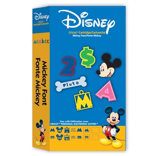 Disney Mickey Font Cartridge for Cricut Expression & CriCut Personal Cutter