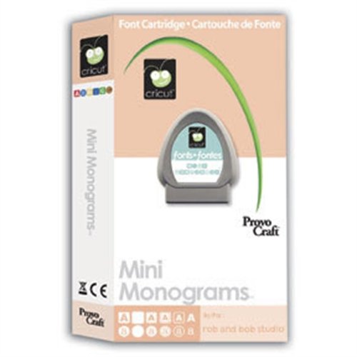 Mini Monograms Cartridge for Cricut Expression & CriCut Personal Cutter