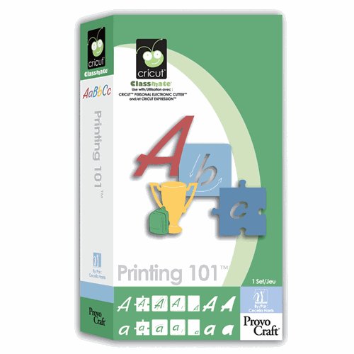 Cricut Printing 101 Cartridge for Cricut Expression & CriCut Personal Cutter