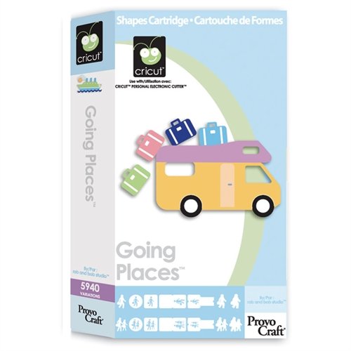 Going Places Cricut Cartridge