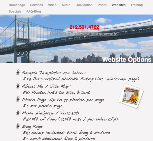 CUSTOMIZED WEBSITE