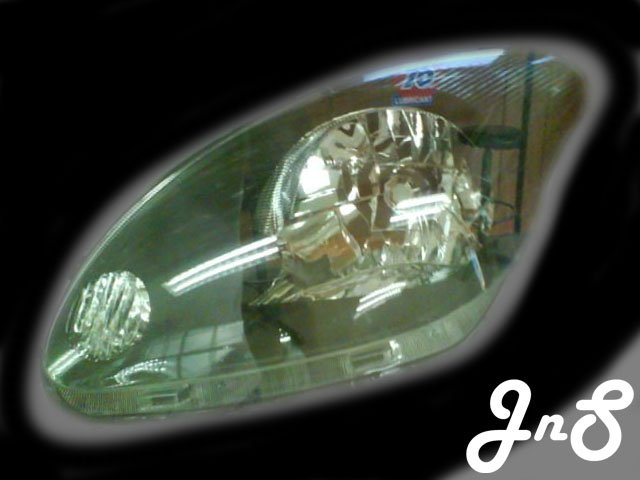 Perodua Myvi Head Lamp - Crystal / Black / 0 CCFL / Reflactor