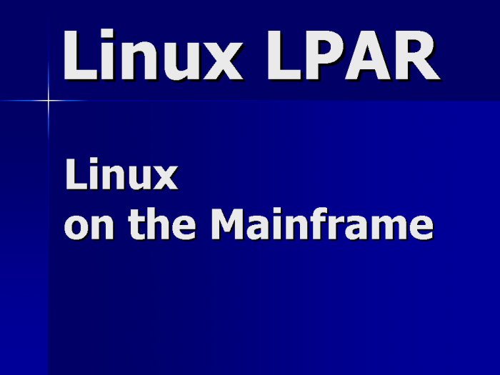 Linux LPAR Contractor