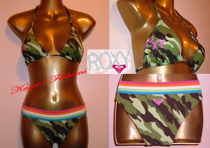 Genuine Roxy Combat Bikini Size UK 8, US 6 (Roxy S)