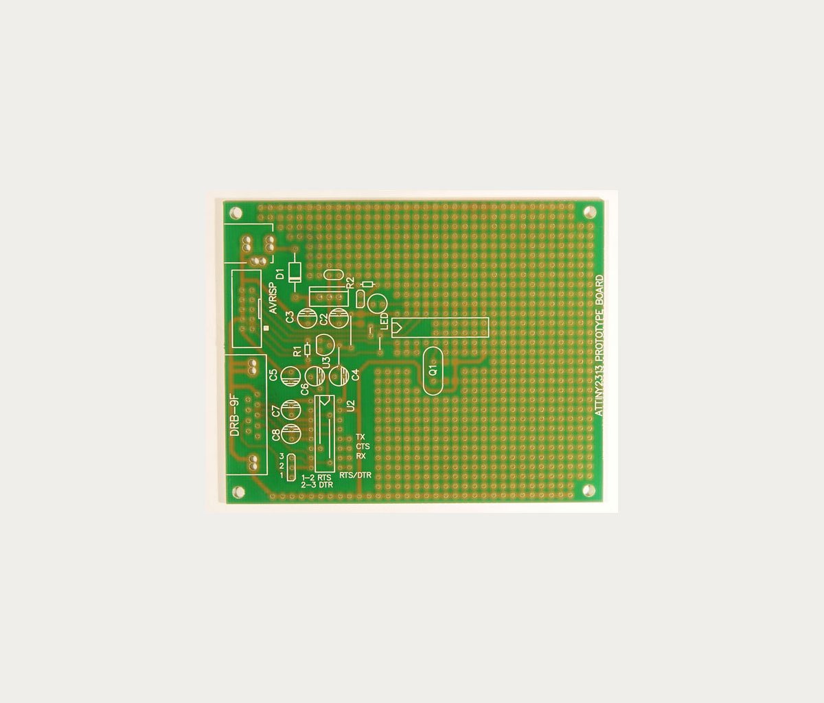 AVR ATMEL PROTOTYPE BOARD ATtiny2313 AT90S2313