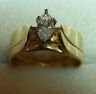 BEAUTIFUL 14K GOLD 1/2 CARAT SOLITAIRE MARQUISE ENGAGEMENT RING