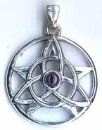 Druid Amulet with Amethyst