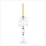Clear Acrylic Drops Candle Holder