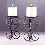 Elegant Metal Candleholders