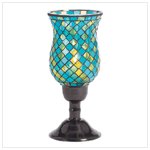 Mosaic Turquoise Candleholders
