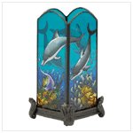 Dolphin Painted Candle Holder