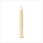 1 dz. Ivory Unscented Taper Candles