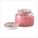 Pink Ripple Jar Candle
