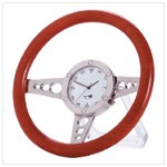 Racy Steering Wheel Desk Clock