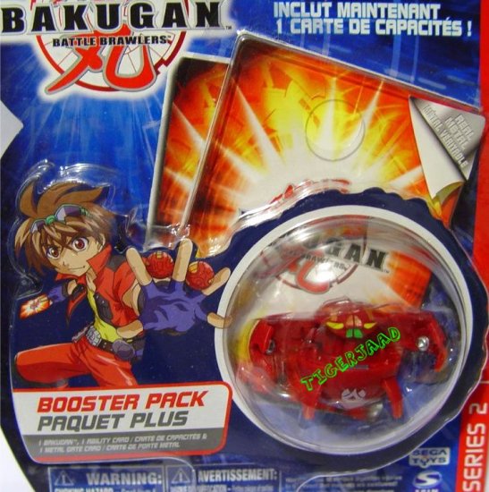 Bakugan Red TerrorClaw Series 2 @Not in Production@ Very Rare