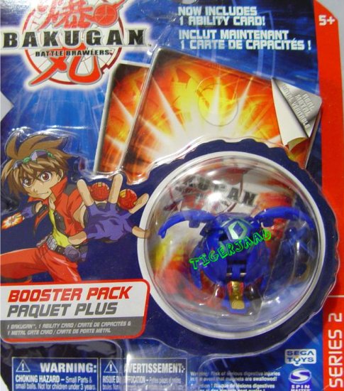 Bakugan Blue Tuskor Series 2 @Not in Production@ Very Rare