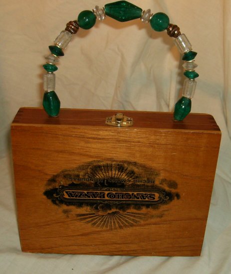 Wooden Cigar Box Purse