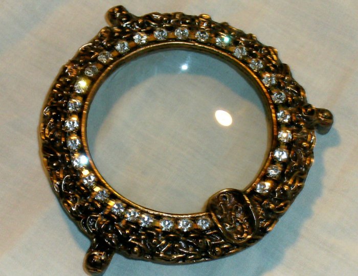 Vintage Rhinestone Vanity Ashtray Collectible