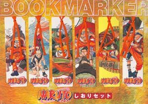Naruto Bookmarks - Set of 6