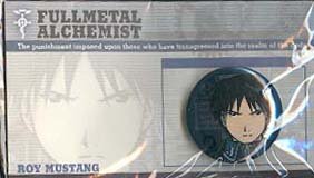 Fullmetal Alchemist Button Pin: Roy