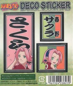 Naruto Deco Stickers: Sakura