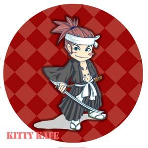 Pin Badge/Button Bleach: Renji (501)