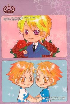 Ouran High School Host Club Card Pouch with Decrative Stickers