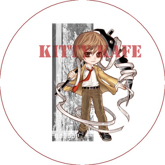 Pin Badge/Button Death Note: Light Version 1