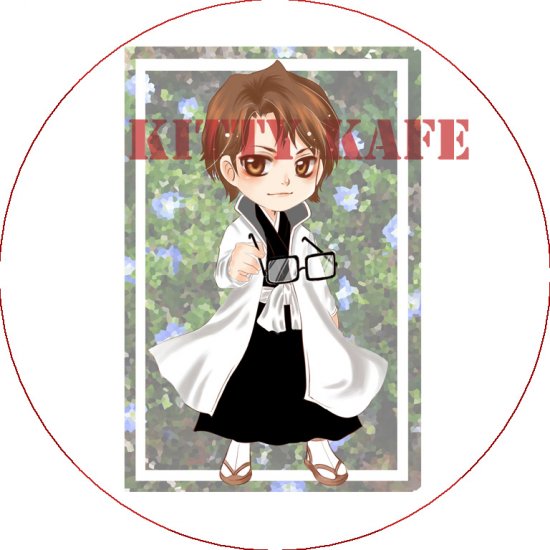 Pin Badge/Button Bleach: Aizen (Zen)