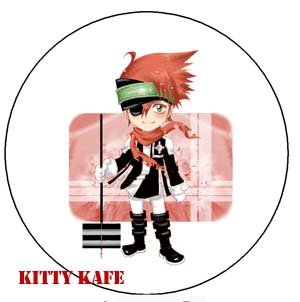 Pin Badge/Button D, Gray-man: Lavi (Zen)