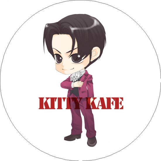 Pin Badge/Button Gyakuten Saiban/Phoenix Wright: Miles/Mitsurugi (Ice Tree)