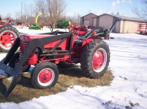 International B250 Diesel Tractor with Front Loader