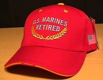 MARINE RETIRED CAP #2 RED
