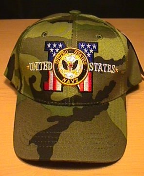 NAVY PATRIOTIC CAMOUFLAGE CAP