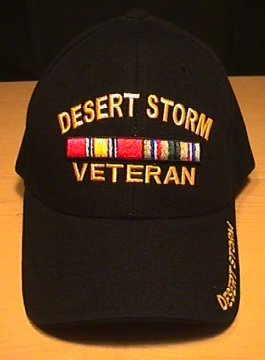 DESERT STORM VETERAN RIBBON CAP