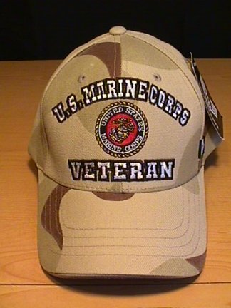 MARINE CORPS VETERAN CAP - DESERT CAMO