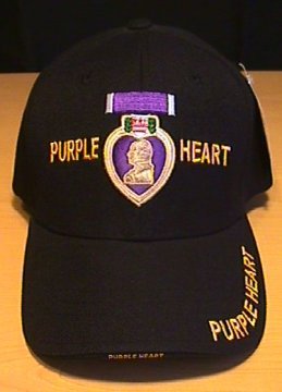 PURPLE HEART MEDAL CAP