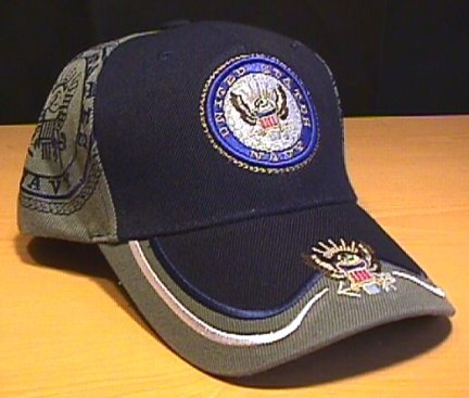 NAVY DOUBLE SHADOW CAP