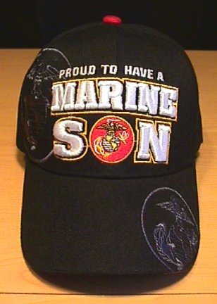 PROUD TO HAVE MARINE SON CAP
