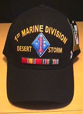 MARINE 1ST DIVISION IN DESERT STORM CAP