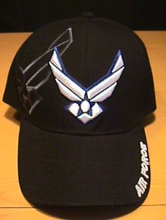AIR FORCE WINGS LOGO CAP W/SHADOW EMBROIDERY