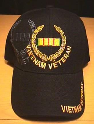 VIETNAM VETERAN CAP WITH WREATH LOGO