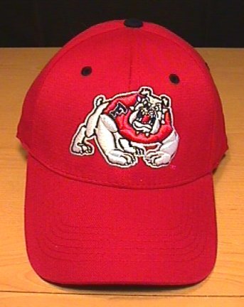 FRESNO STATE BULLDOGS FLEX FIT CAP - RED