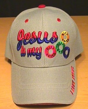 JESUS IS MY LIFESAVER CAP - GRAY