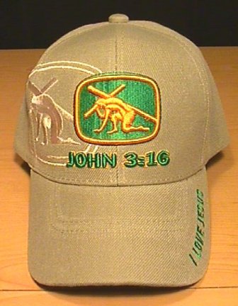 JOHN 3:16 CHRISTIAN CAP - TAN