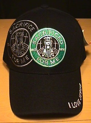 SACRIFICED FOR ME CHRISTIAN CAP