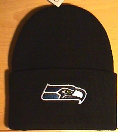 SEATTLE SEAHAWKS WINTER KNIT - BLACK