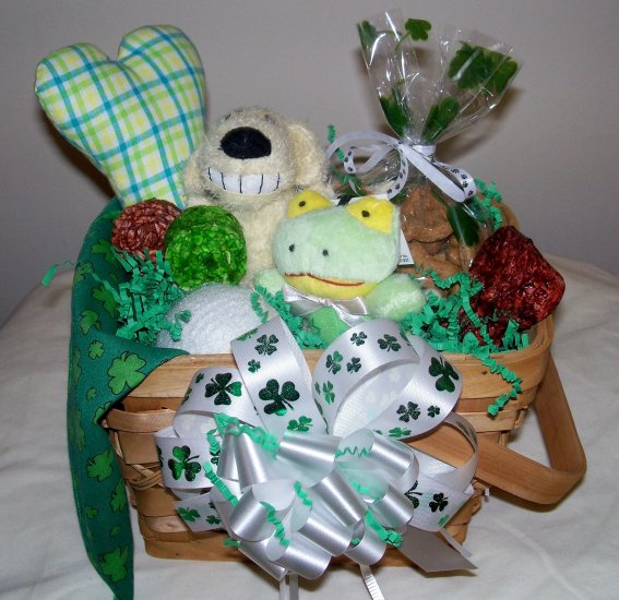 St. Patrick's Day Gift Basket for Dogs