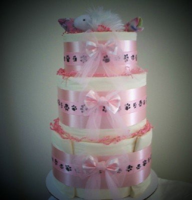 Itty Bitty Kitty Kitten Shower Centerpiece Gift Cake