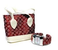 designer inspired bangle watches with matching purse
